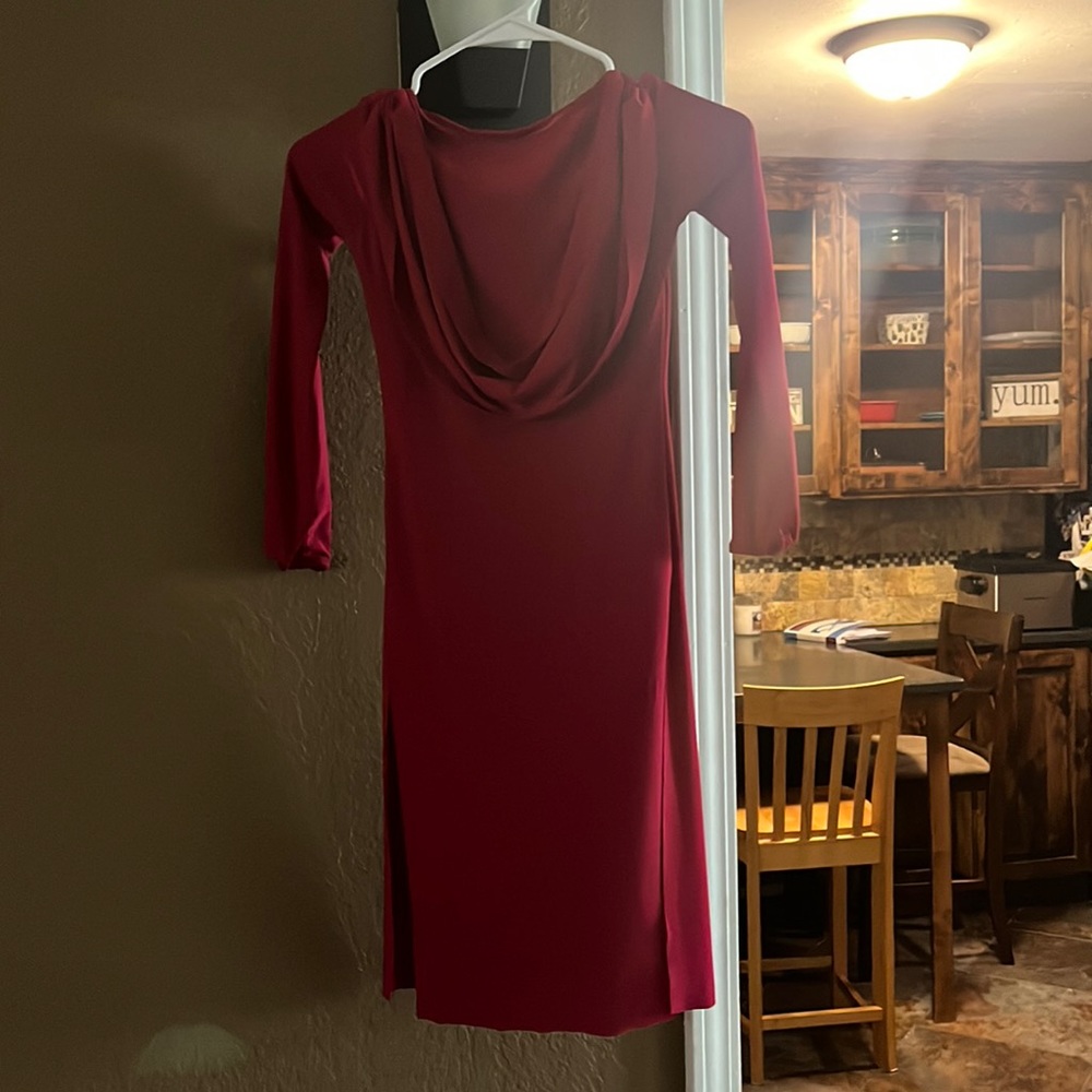 red dance costume